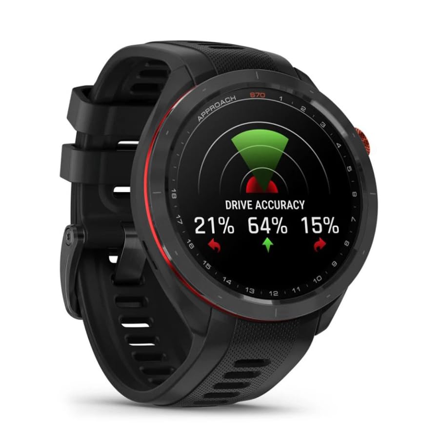 Garmin Approach S70 Golf Smartwatch | Full Color Courseview Maps Amoled Display | Advanced Shot Execution & Putt Alignment | Imm