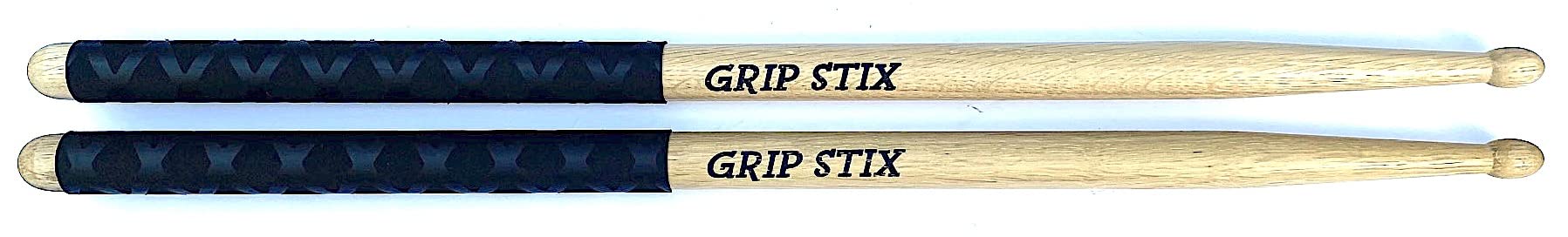 Grip Stix 16 Long Heavyweight Oak 2B Non-Slip Drumsticks - Ideal For All Drumming, Workout, Aerobics, Cardio Exercises