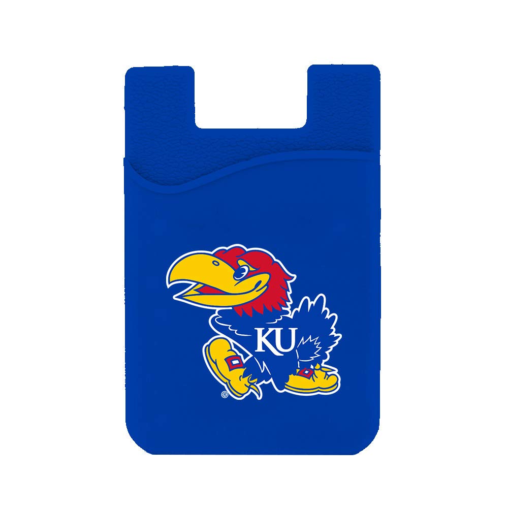 Guard Dog Silicone Credit Card Holder/Phone Wallet - Kansas Jayhawks