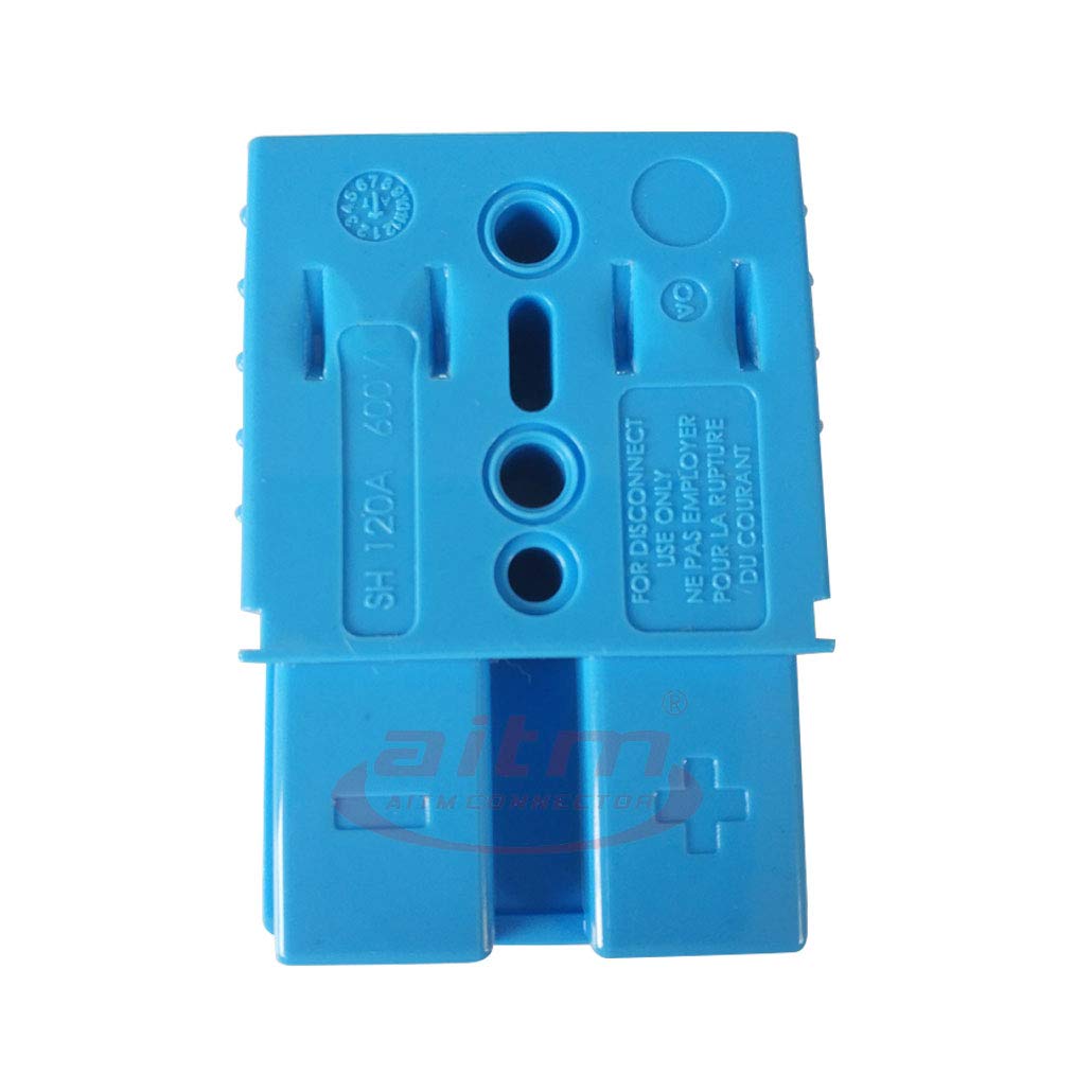 120A Battery Connector Quick Connect Battery Modular Power Connectors Quick Disconnect (Blue)