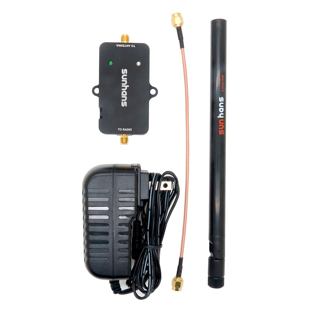 Sunhans Indoor Wifi Signal Booster Sh24Bta N 3000Mw 35Dbm 2.4Ghz 802.11B/G/N Drone Singal Extender Wifi Amplifier For House, Off