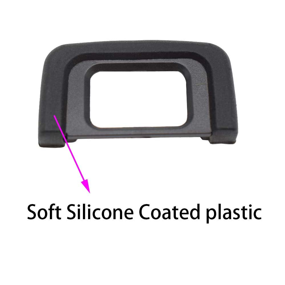 Eye Cup Eyecup Nikon D5300 D5100 D3500 D3400 D3200 D3300 D3100 D3000 D5600 D5500 D5000 D5200 Eyepiece Viewfinder & Hot Shoe Cover [2+2Pack],Ulbter Viewfinder Replacement For Dk 25