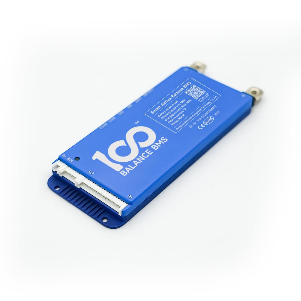 100Balance Bms 60A Active Balance 1A 4S 8S Build In Bluetooth Cell Balancing Smart Pcb Battery Protection Board For Li Ion/Lifpo