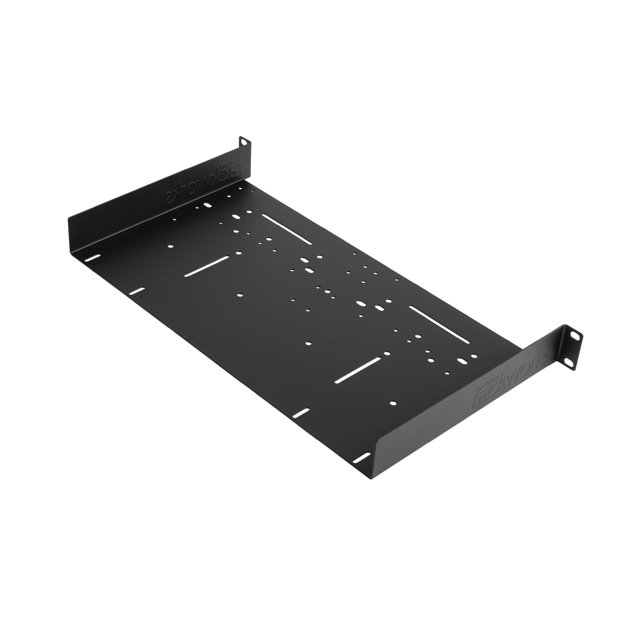 Gator Rackworks Universal Rack Mounting Accessory Shelf, 1U Size - 10 Deep (GRW-SHELF1UNI)