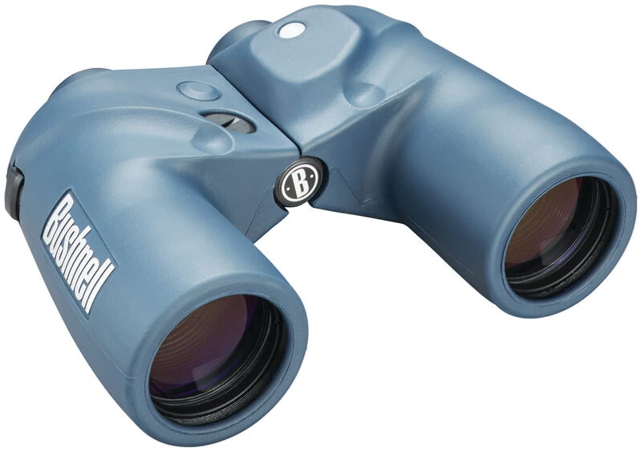 Bushnell Marine 7X50 Binocular, Waterproof/Fogproof Binoculars With Internal Rangefinder And Illuminated Compass