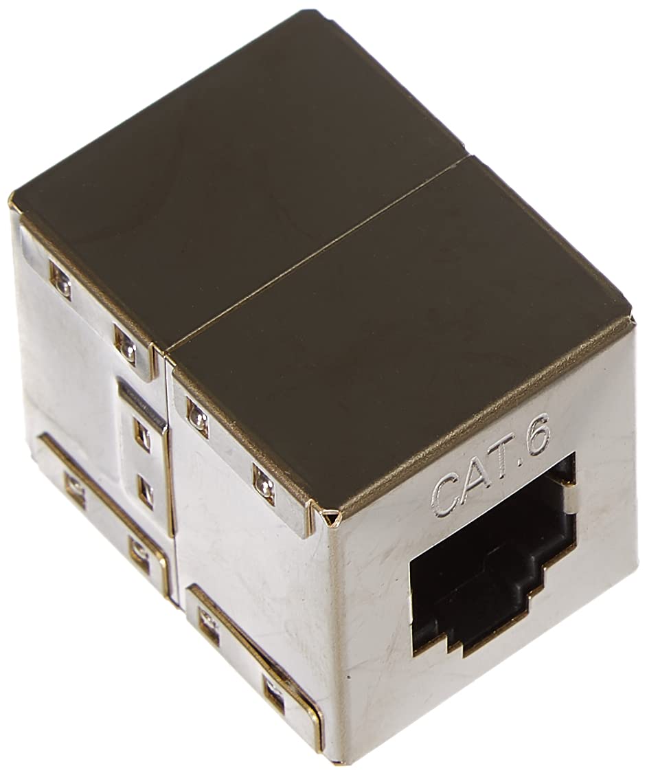 Intellinet - Cat6 Inline Modular Coupler - with Gold Palted Contacts - for Extending The Length of Shielded Cat6 Cables