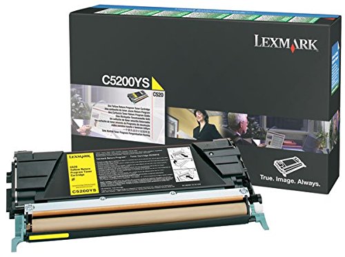 Lexmark C5200Ys C5200Ys Toner, 1500 Page Yield, Yellow
