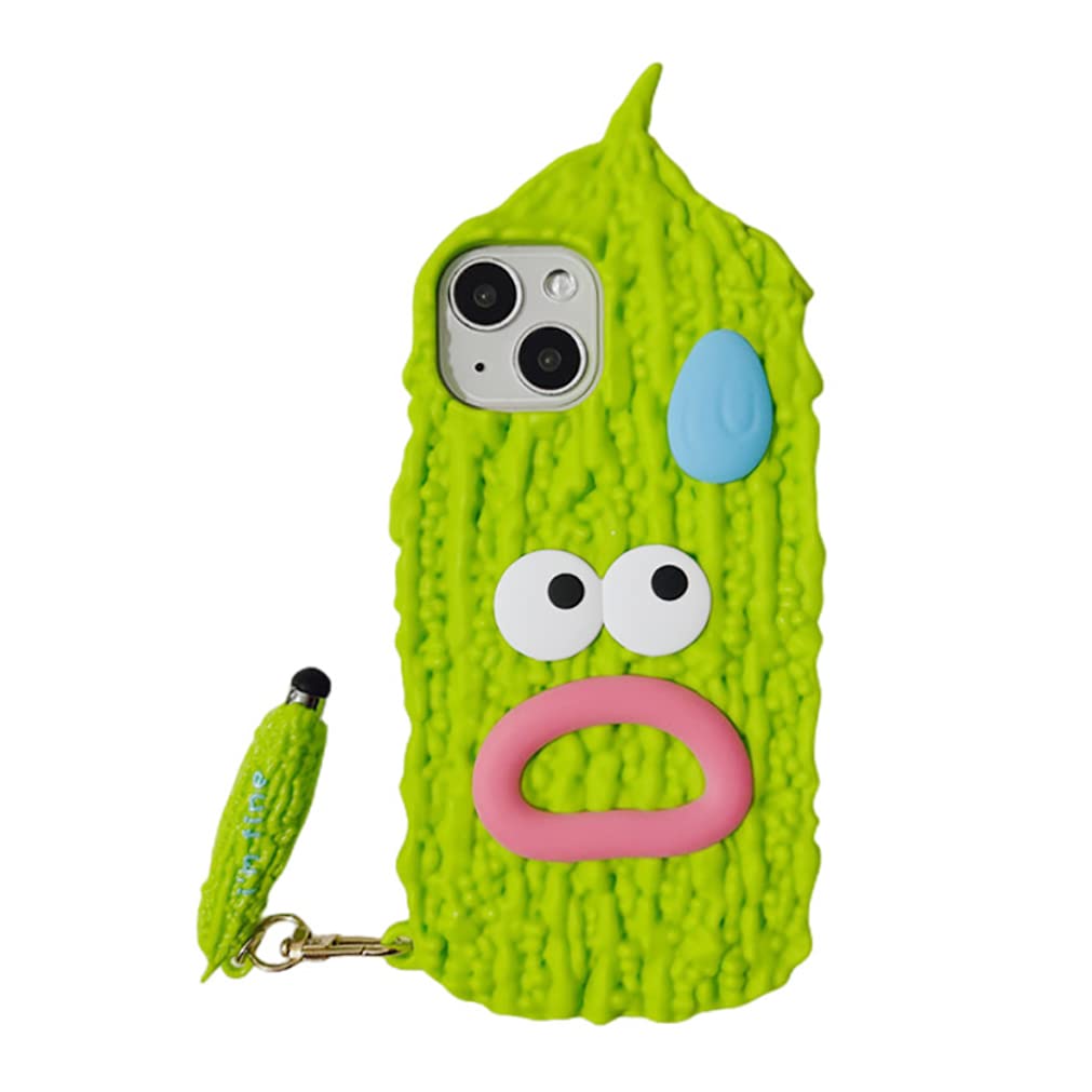 Yakvook Kawaii Phone Cases Apply To Iphone 14 Pro Max,Cute Cartoon Bunny Carrot Phone Case With Carrot Stylus 3D Rabbit Case For