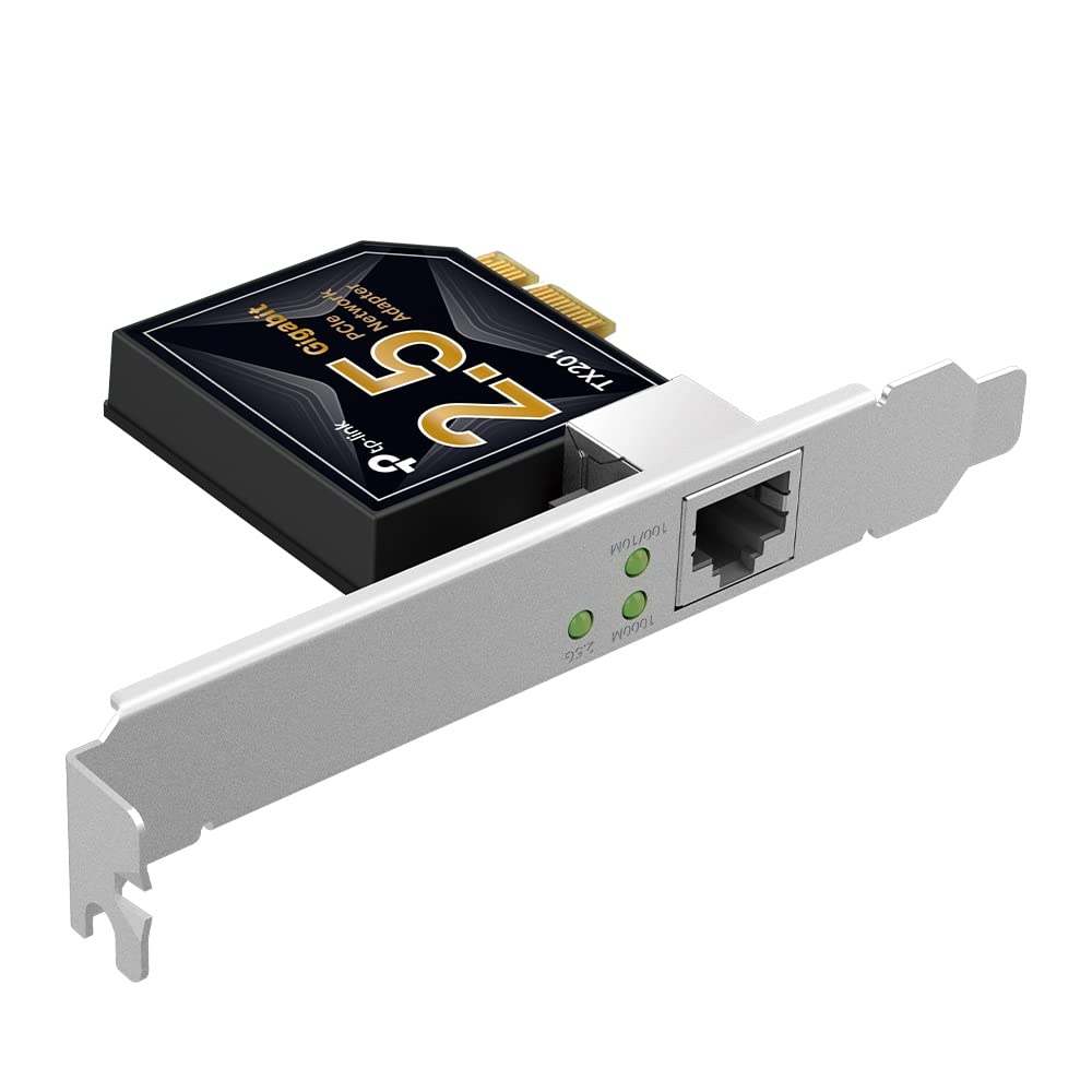 Tp-Link 2.5 Gigabit Pci Express Network Adapter, Low-Profile And Full-Height Brackets, Supports Windows 11/10/8.1/8/7, Windows S