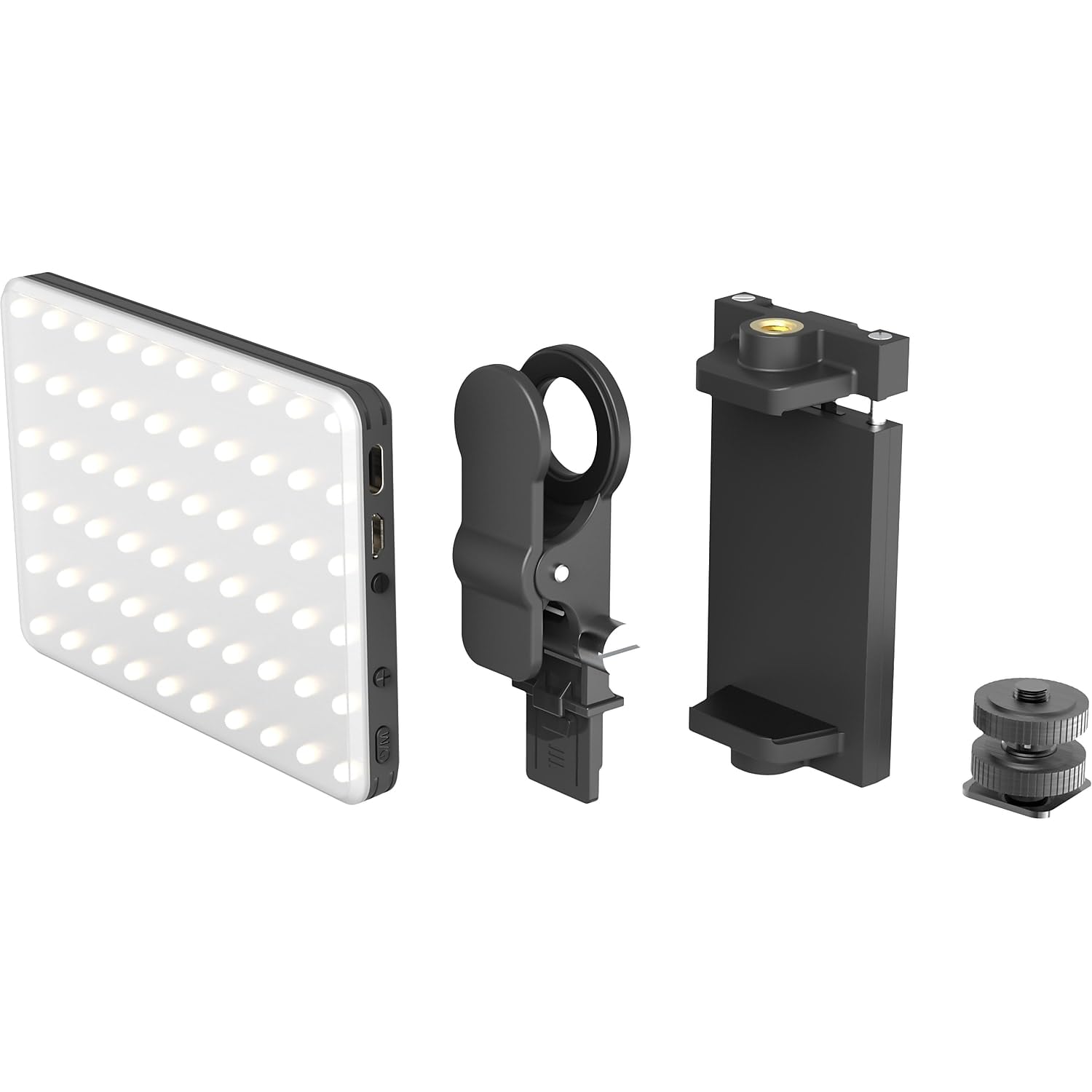 DigiPower #GoViral - The Influencer - Compact 60 LED Video Light (4W) | 10-Level Brightness, 3 Color Temperature Modes (3100K-55