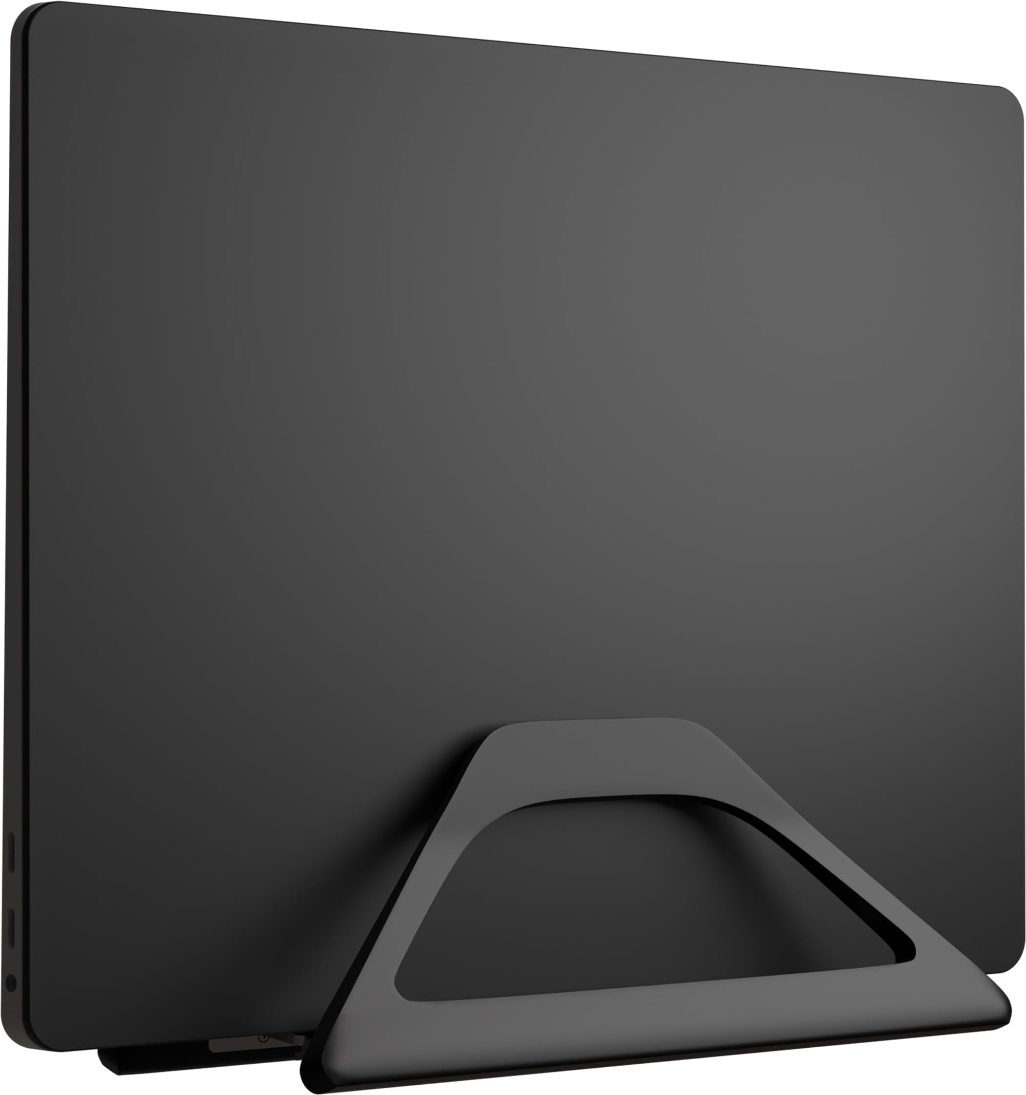 Elestoria Aluminum Vertical Laptop Stand with Gravity Auto-Lock - Adjustable Laptop Holder Vertical fits MacBook Pro/Air, Chrome