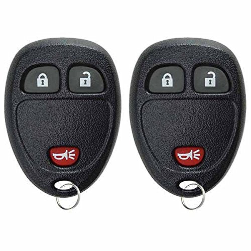 Keylessoption Keyless Entry Remote Control Car Key Fob Replacement For 15913420 (Pack Of 2)