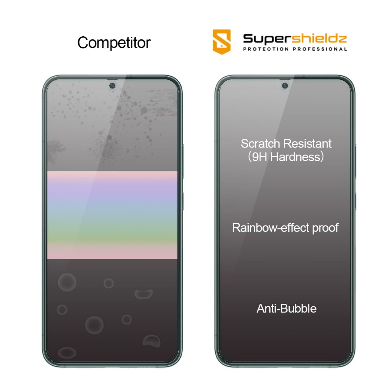 Supershieldz (3 Pack) Designed For Samsung (Galaxy S23 Plus 5G) Tempered Glass Screen Protector, Anti Scratch, Bubble Free