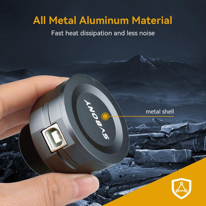 Svbony Sv105 Telescope Camera, 1.25 Inch Imx307 Cmos Color Electronic Telescope Eyepiece, Planetary Camera For Telescope, Suitab