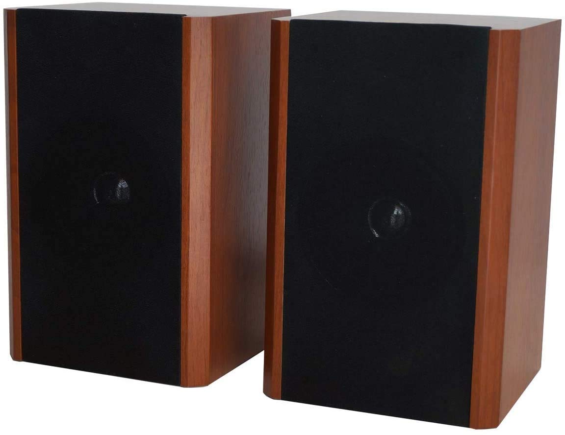 Boytone Bt 24Mb Bluetooth Classic Style Record Player Turntable With Am/Fm Radio, Cd/Cassette Player, 2 Separate Stereo Speakers