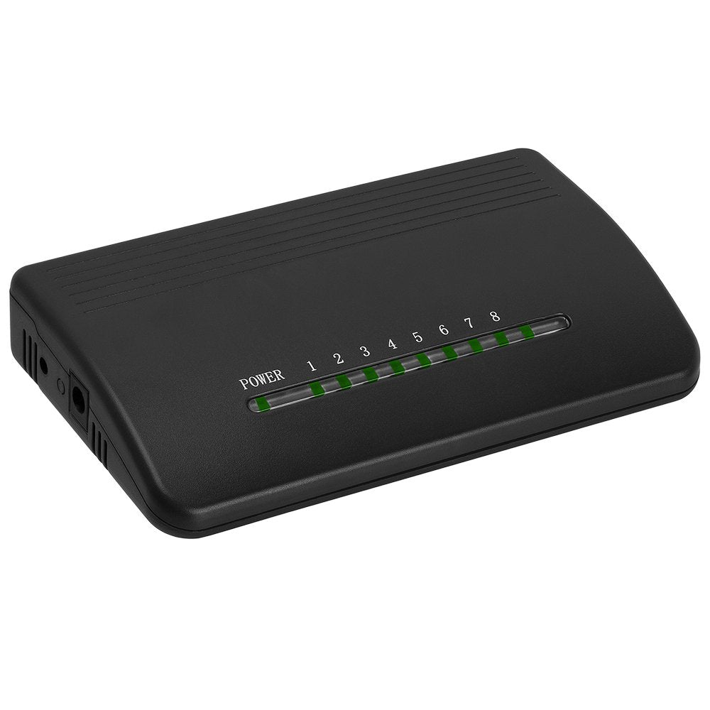 Cmple 8-Port 10/100 Mbps Fast Ethernet Network Switch RJ45 Ethernet Hub, Plug-and-Play, Fanless Quiet Design (1251-N)