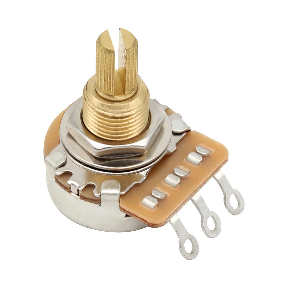 Fleor 500K Audio Pots 19Mm Long Split Shaft Guitar Potentiometer, Pack Of 2