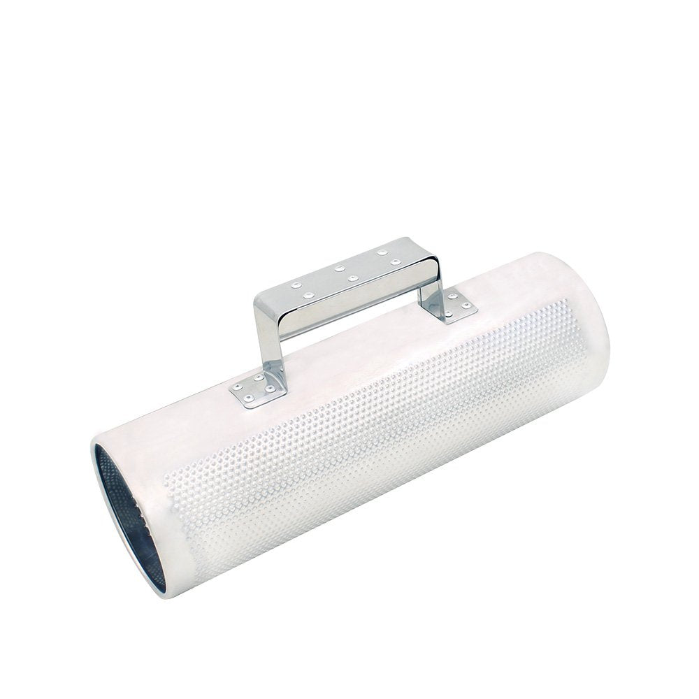 Mowind Stainless Steel Guiro 12'' * 4'' Percussion Instrument Musical Training Tool With Scraper