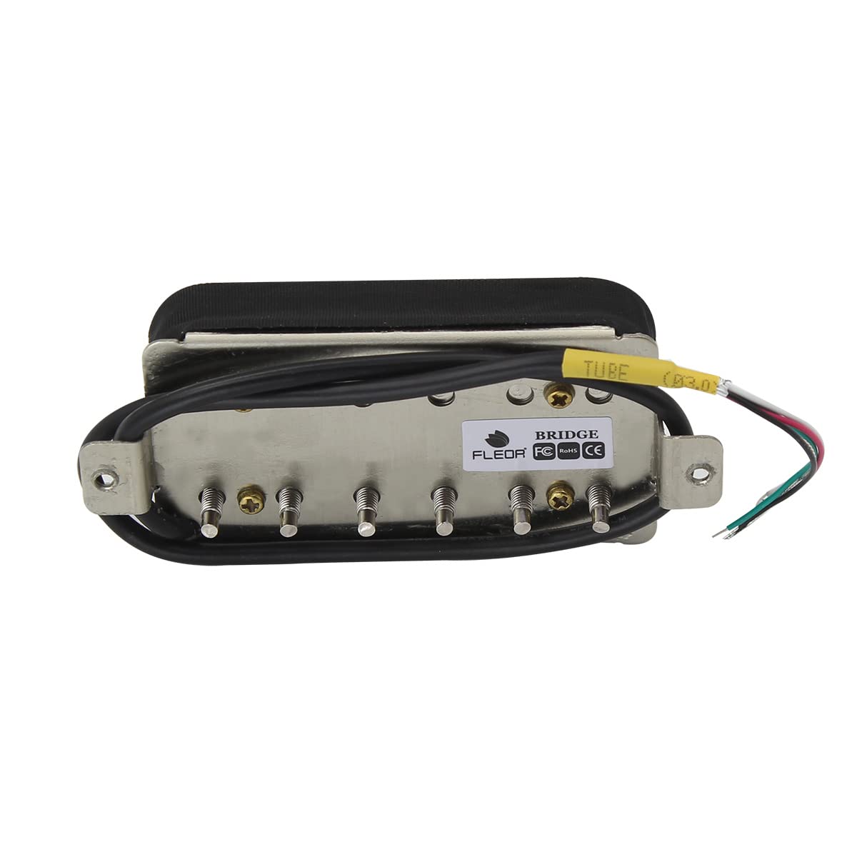 Fleor Alnico 2 Humbucker Pickup 8-9K Electric Guitar Pickup Bridge Humbucker-Zebra