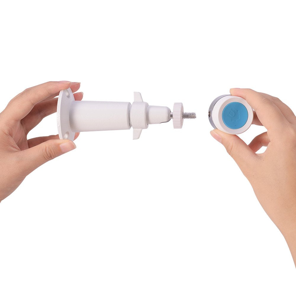 Holaca Compatible For Nest Cam Wall Mount Versatile Aluminum Bracket Compatible For Google Nest Cam Outdoor Security Camera (Whi