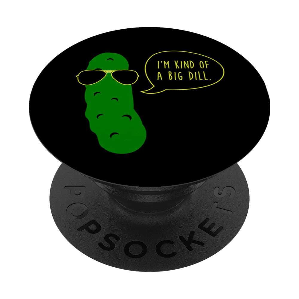 Big Dill Pickle PopSockets PopGrip: Swappable Grip for Phones & Tablets PopSockets Adhesive PopGrip