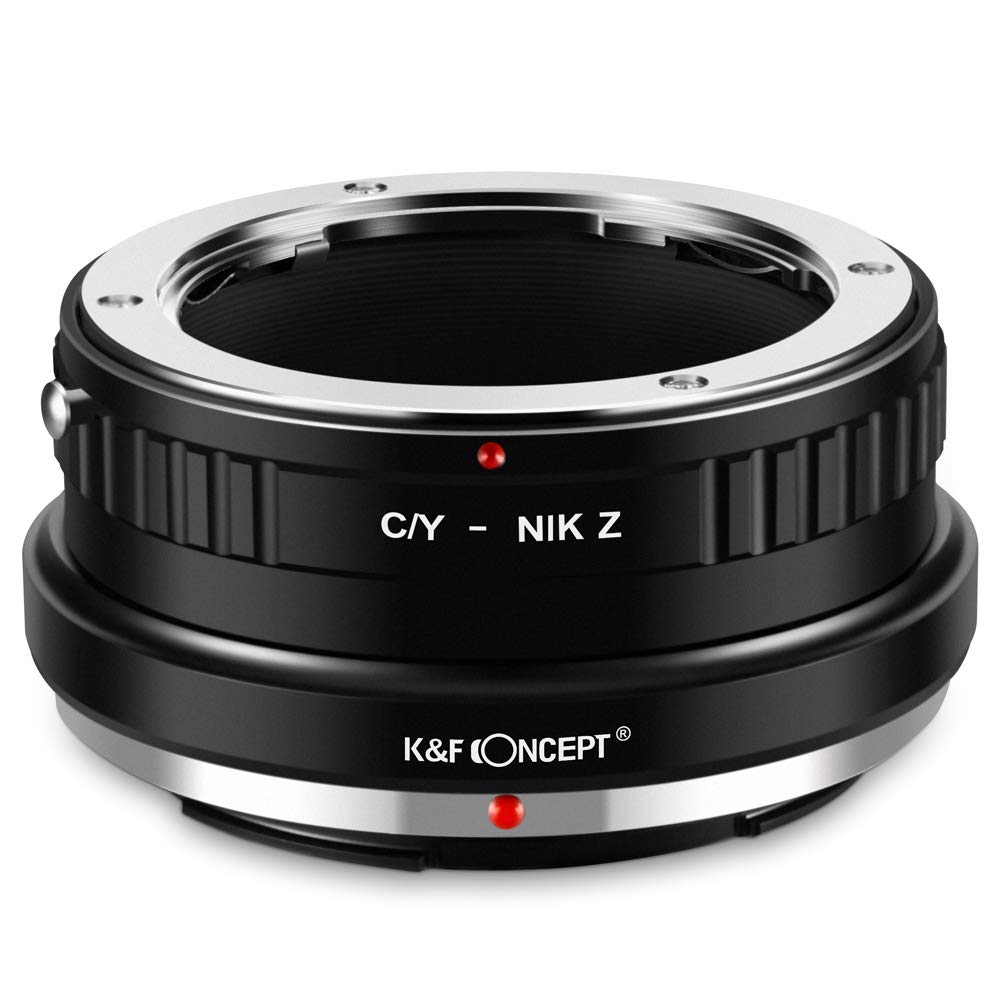 K&F Concept Lens Mount Adapter For Contax Yashica Cy Mount Lens To Nikon Z6 Z7 Camera