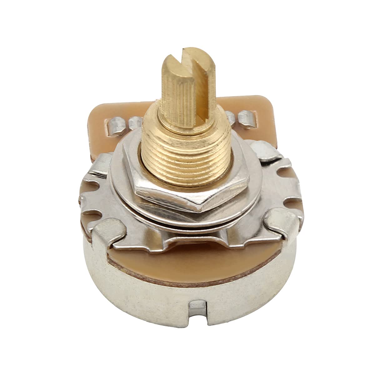 Fleor 250K Audio Pots 19Mm Long Split Shaft Guitar Potentiometer, Pack Of 2