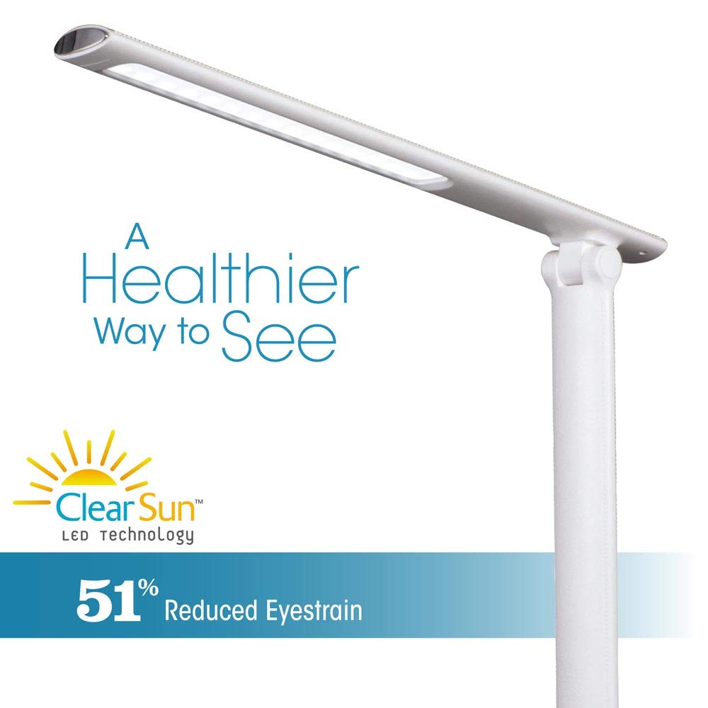 Ottlite Emerge Led Desk Lamp With 2.1A Usb Charging Port