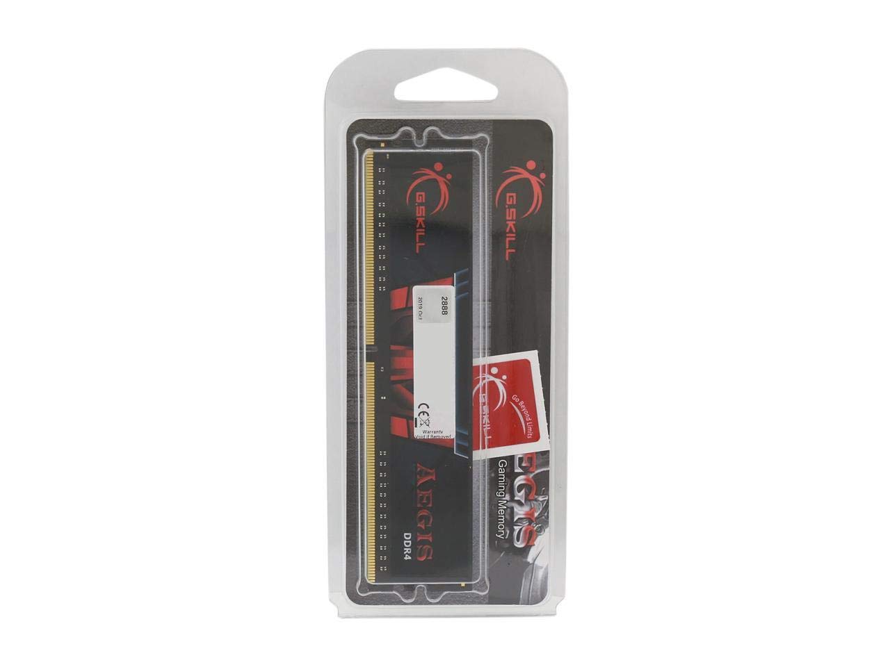 G.Skill 8Gb Aegis Ddr4 3200Mhz Pc4 25600 Cl16 Single Desktop Memory Module