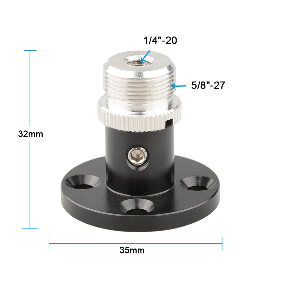 Camvate Microphone Table Mount With 5/8-27 Thread - 1193