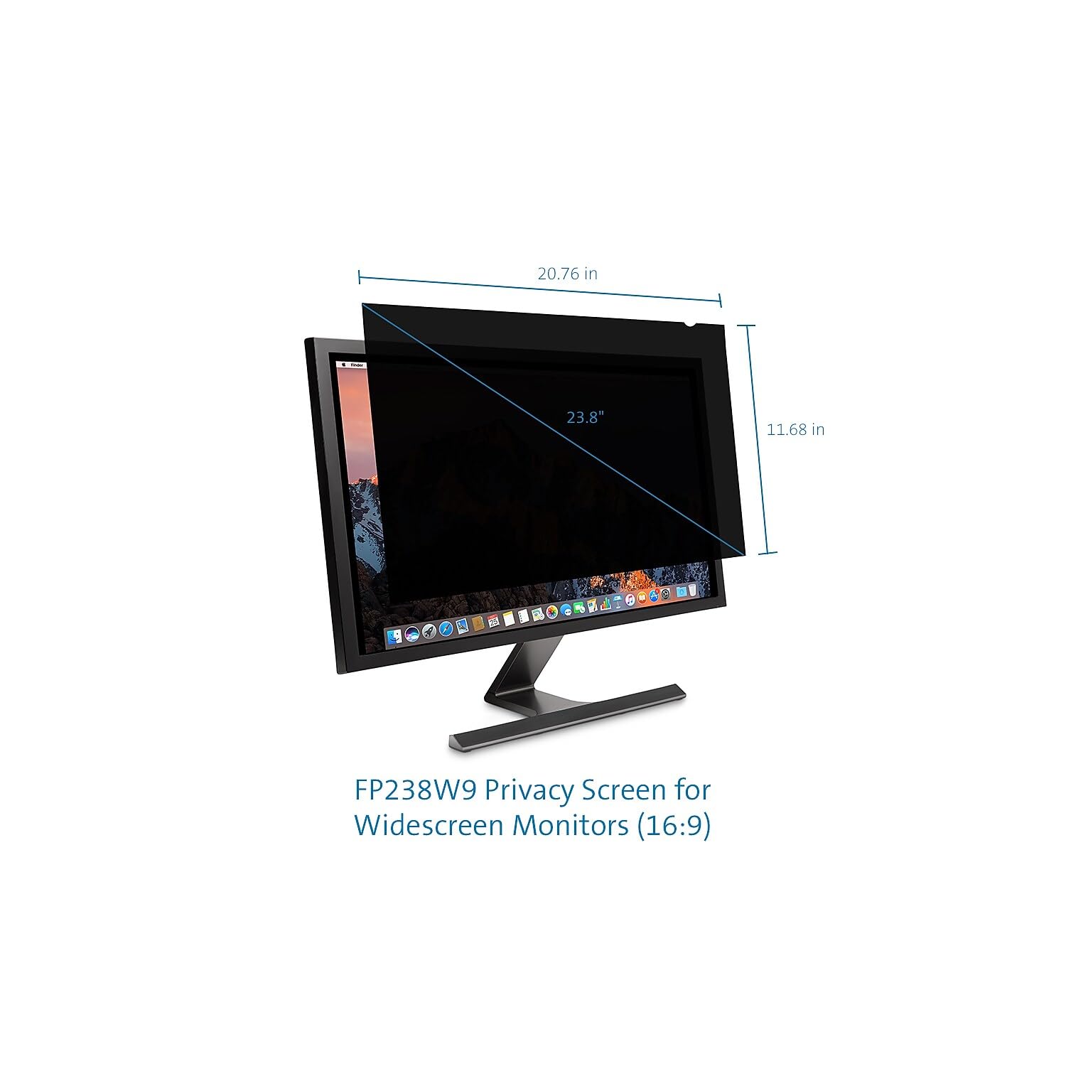 Kensington Fp238W9 Privacy Screen For 23.8'' Widescreen Monitors (16:9)