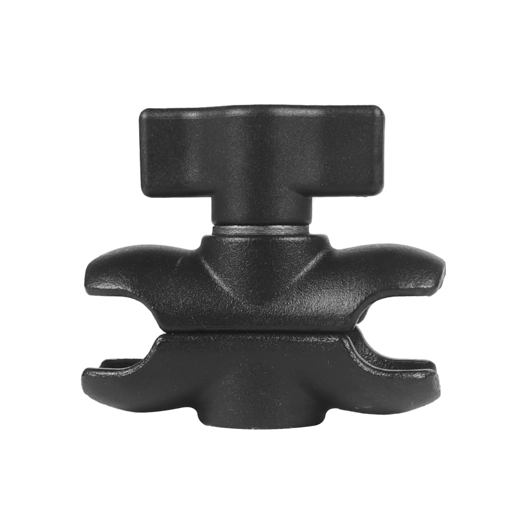 Novelgoal Aluminum Alloy Double Socket Arm For 25Mm/1 Ball Head Holder Mount Clamp Compatible With Ram Bicycle Motorcycle Came