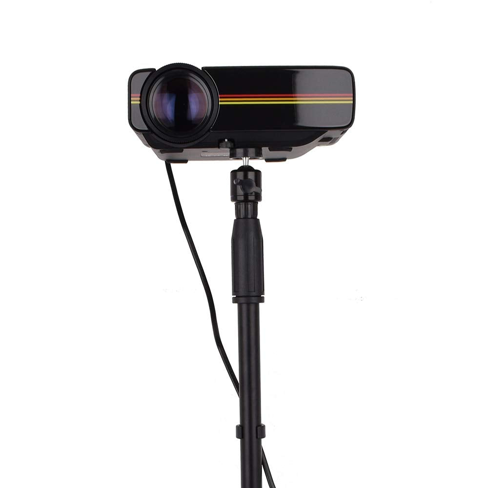 Powerpak 360 Degree Rotating Projector Stand With Height Adjustable Strong Body And Stable Metal Holder 824Black