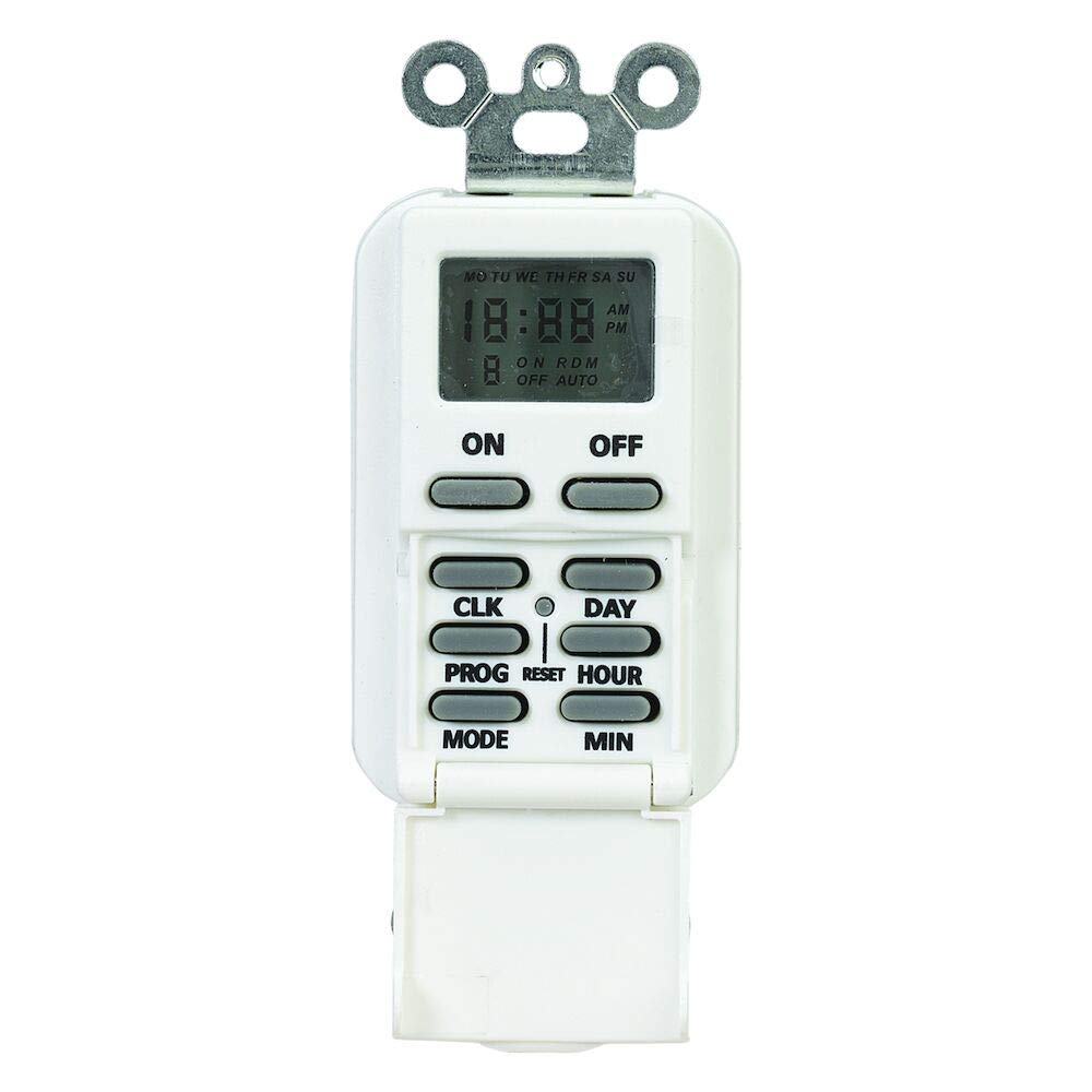 Intermatic Iw505K 15 Amp Digital In Wall Timer , White