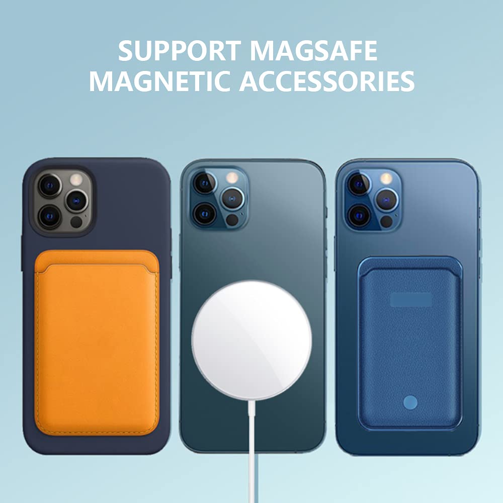 Wannap Magnetic Wireless Charger Universal Metal Rings,For Magsafe Compatible Charger On Iphone 13/12 Pro/Max/Mini Case And Sams