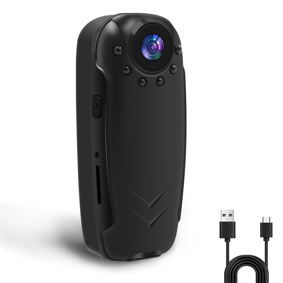 Hkfug Mini Body Camera, 1080P Hd Portable Video Recorder With Night Vision, Motion Detection 10Hr Recording Pocket Body Cameras
