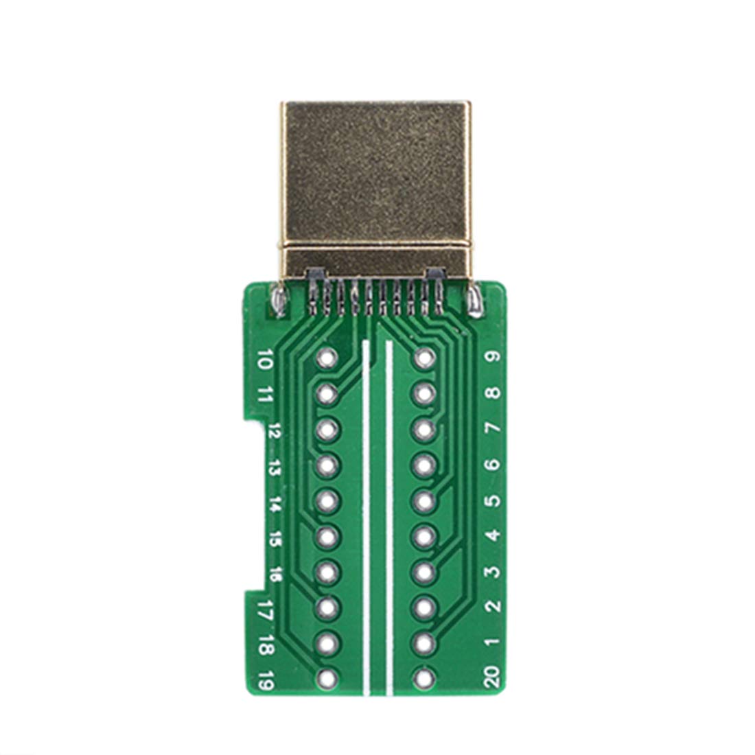 Ganasome Hdmi Male Adapter Connector With Wiring Terminal Breakout Board