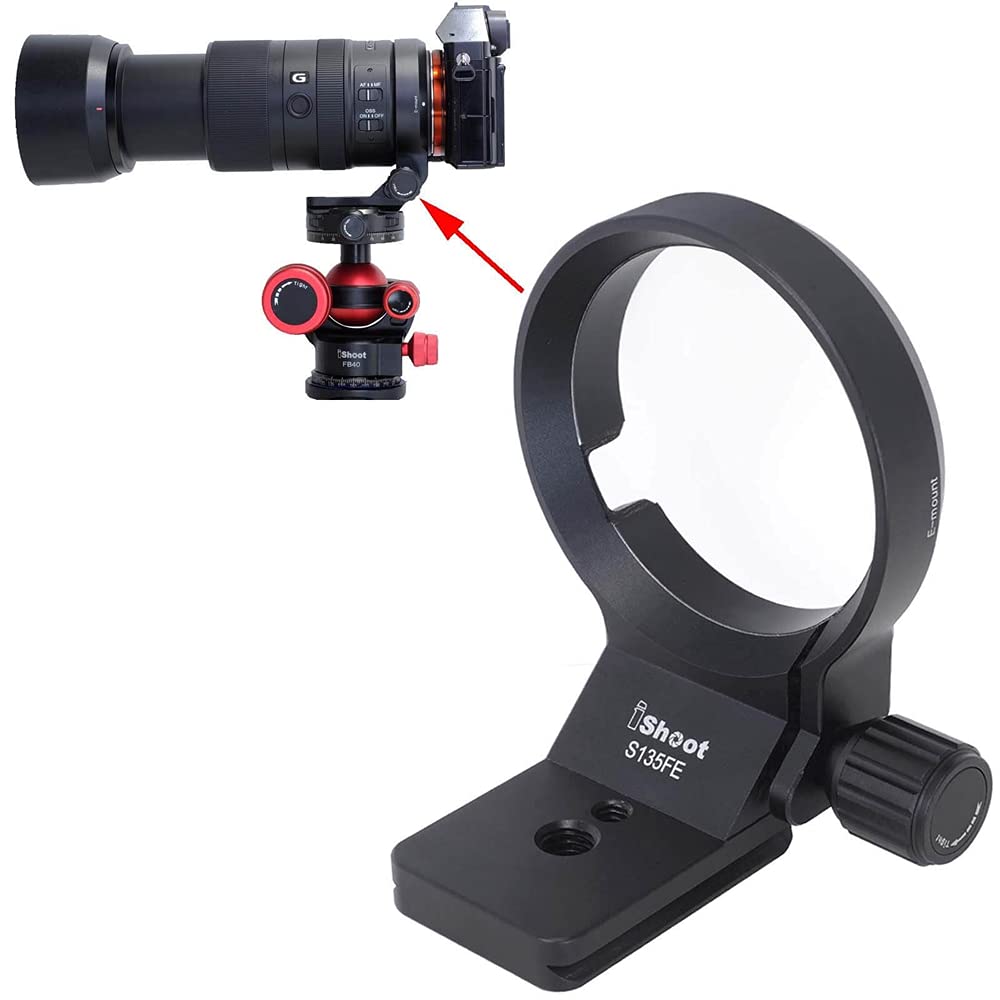 Lens Collar Tripod Mount Ring Support Bracket Holder For Sony Fe 135Mm F/1.8 Gm, E 70 350Mm F/4.5 6.3 G Oss, E 16 55Mm F/2.8 G,