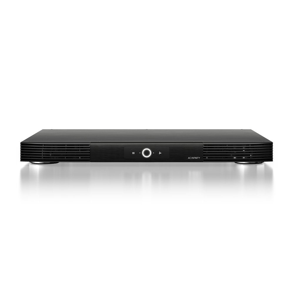 AC Infinity AIRCOM S10, Quiet Cooling Blower Fan System 17 FrontExhaust for Receivers, Amps, DVR, AV Cabinet Components