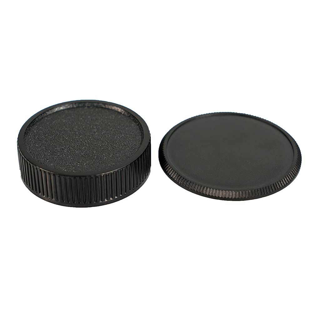 Niyi 2Sets Camera Body Cap And Lens Rear Cap, Compatible With M42(42Mm) Screw Mount Camera Rear Lens Protector Cover And Body Pr