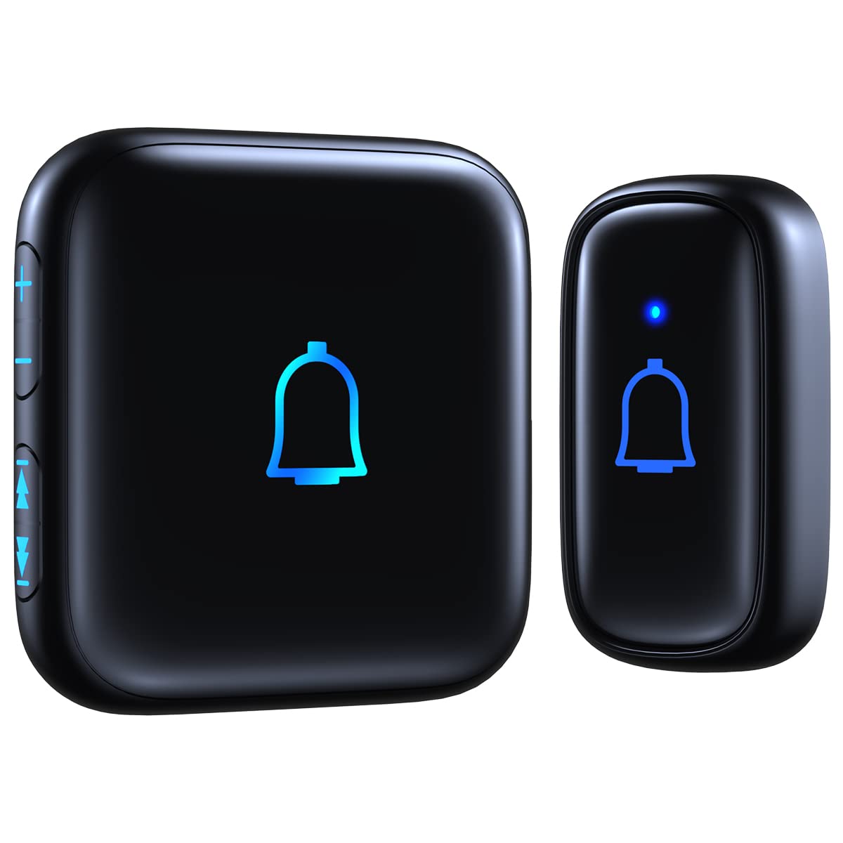 Doorbell Wireless Doorbell Ip66 Waterproof 1000 Feet With 56 Chimes 115Db 7 Volume Levels Mute Mode & Led Flash Doorbell Ringer