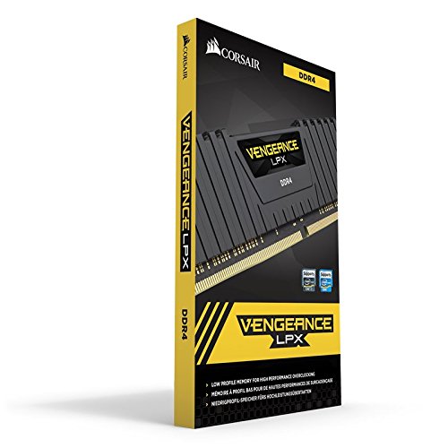 Corsair Vengeance Lpx 16Gb (2 X 8Gb) Ddr4 4000 (Pc4-32000) C18 1.35V Amd Optimized Memory - Black