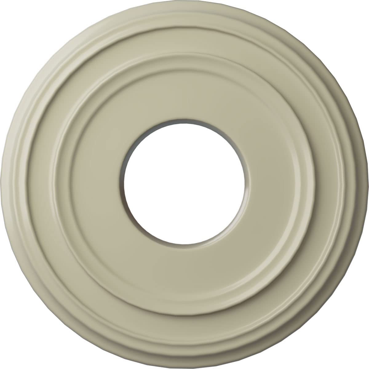 Ekena Millwork CM12CLCYF 12-3/8 x 4 x 1-1/8 Classic Ceiling Medallion, Clear Yellow