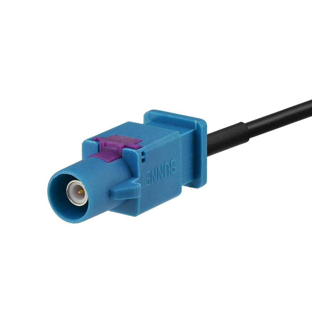 Bingfu Fakra Z Female To Male Vehicle Antenna Extension Cable 2M 6.5 Feet For Car Stereo Android Head Unit Gps Navigation Fm Am