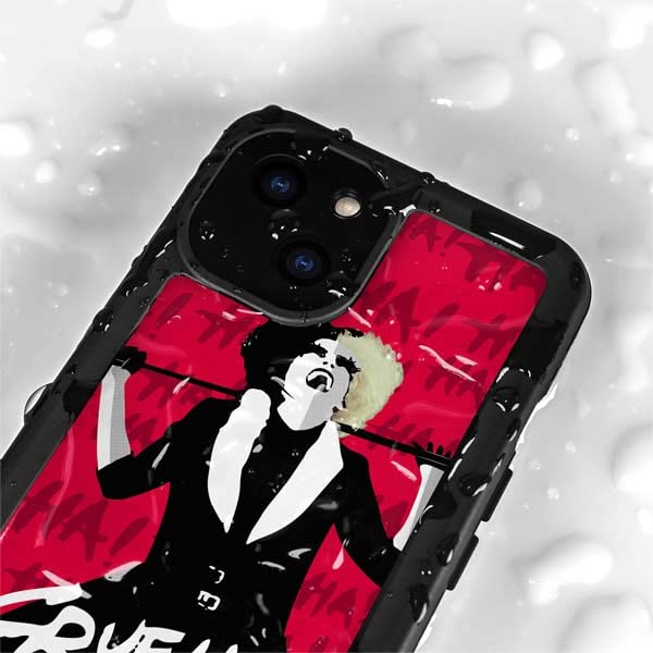 Skinit Waterproof Phone Case For Iphone 13 Mini   Officially Licensed Disney Cruella Evil Laugh Design