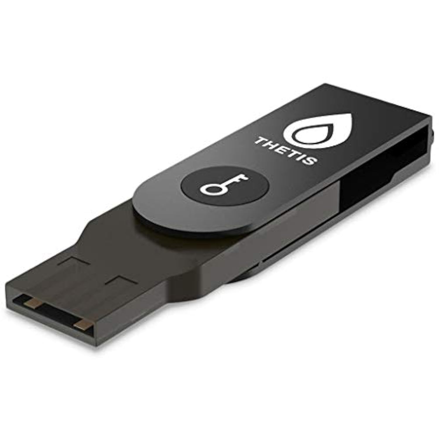 Thetis Security Key   U2F And Fido2, Usb A, Two Factor Authenticator With Bluetooth, Multi Layered Authentication Protection Hotp U2F Compatible Windows, Macos, Gmail, Linux   Black