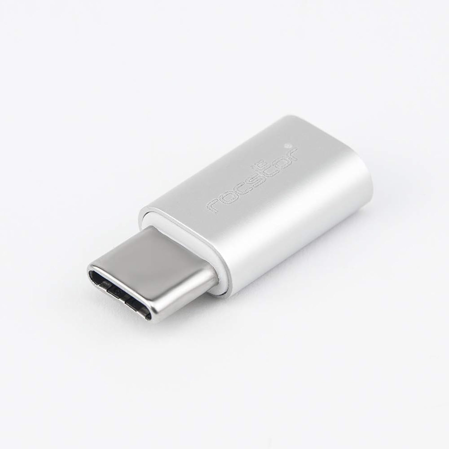 Rocstor Micro USB/Data Transfer Adapter - Type C Male USB - Type B Female Micro USB - White Female Slim Adapter White