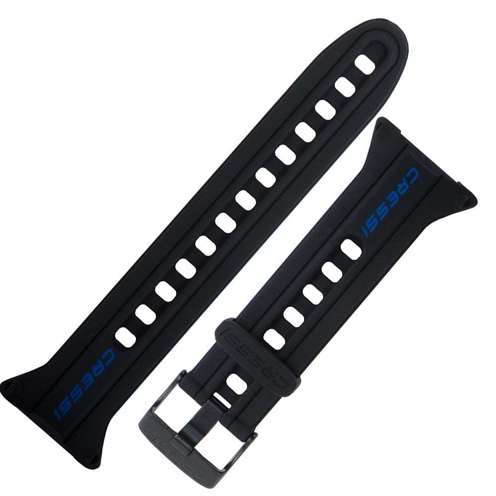 Cressi Watch Strap For Watch Style Dive Computer, Black/Blue
