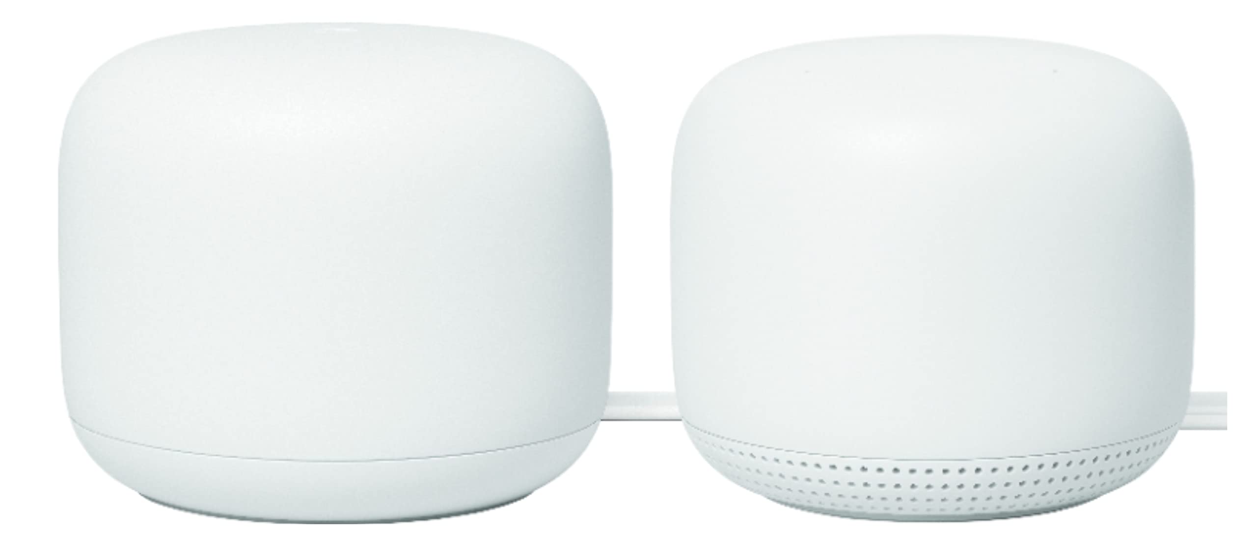 Google Nest Wifi   Ac2200 (2Nd Generation) Router And Add On Access Point Mesh Wi Fi System (2 Pack, Snow)