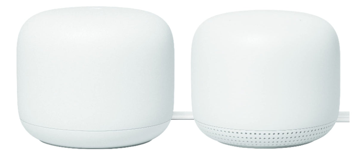 Google Nest Wifi - Ac2200 (2Nd Generation) Router And Add On Access Point Mesh Wi-Fi System (2-Pack, Snow)